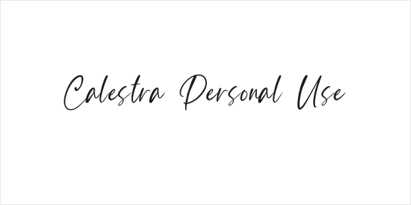 Calestra Personal Use Logo