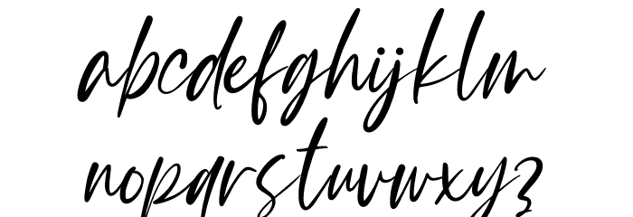 Calestra Personal Use Font LOWERCASE