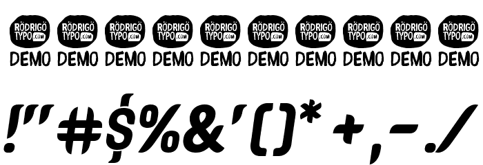 Caleuche-RegularOblique Font OTHER CHARS