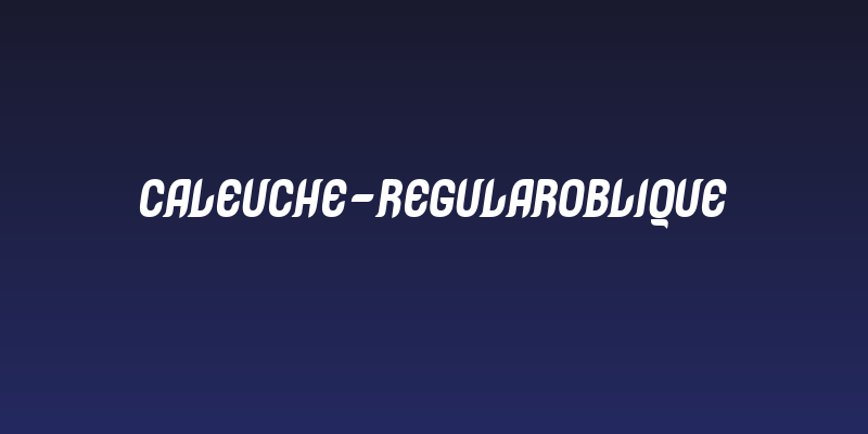 Caleuche-RegularOblique Social Header