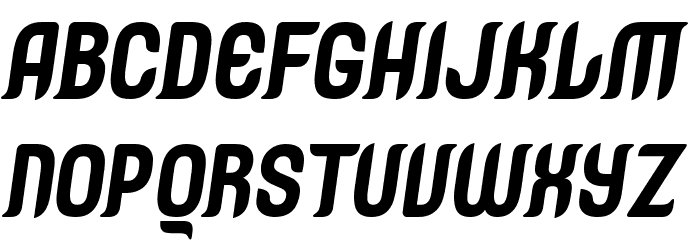 Caleuche-RegularOblique Font LOWERCASE