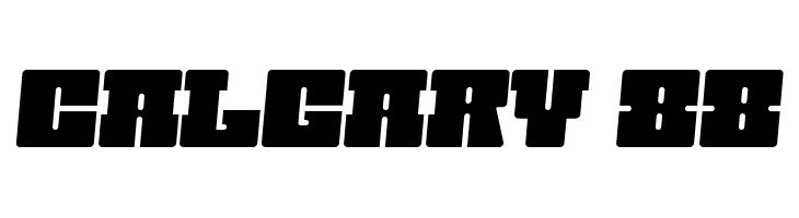 Calgary 88  Free Fonts Download