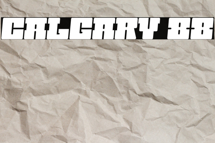 Calgary 88 Example 1