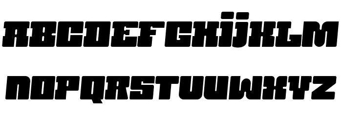 Calgary 88 Font LOWERCASE