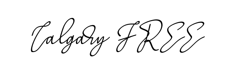 Calgary FREE  Frei Schriftart Herunterladen