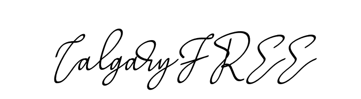 CalgaryFREE  Frei Schriftart Herunterladen