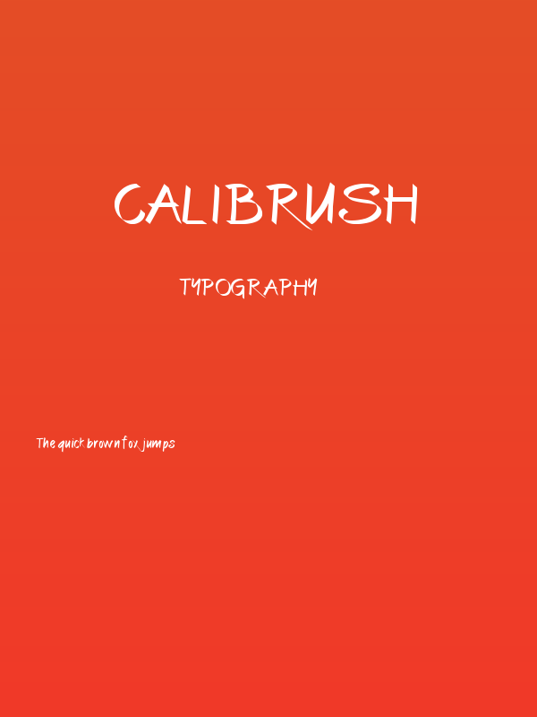 CaliBrush Poster