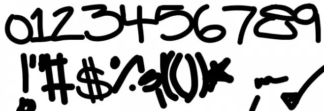 CaliGloom Font OTHER CHARS