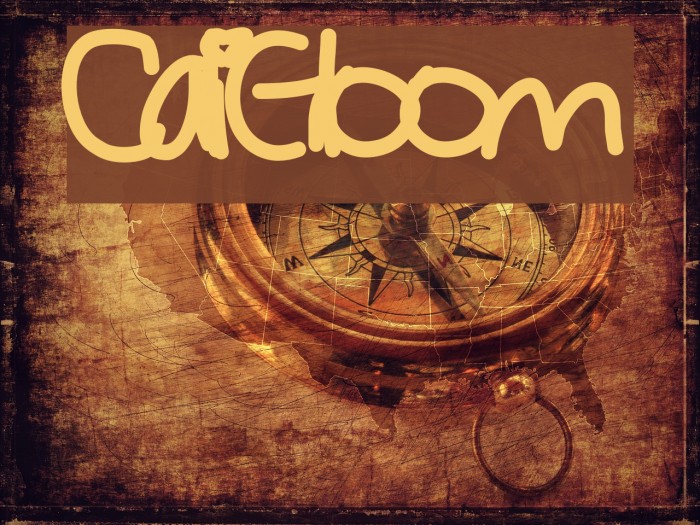 CaliGloom Font examples