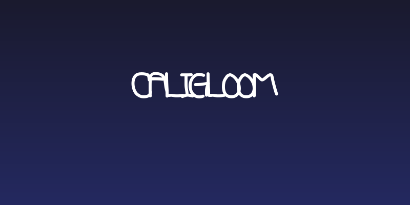 CaliGloom Social Header
