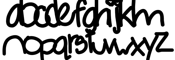 CaliGloom Font LOWERCASE