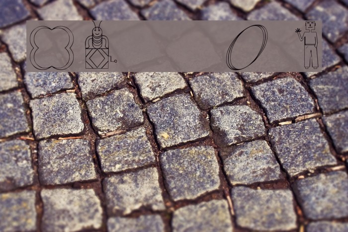 CaliKat's Path Draws LT Font examples