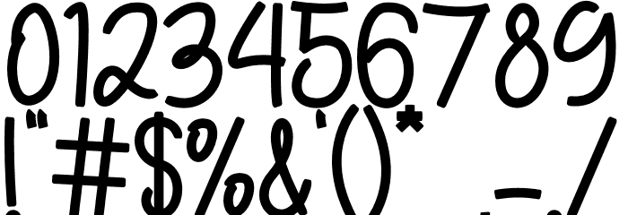 Caliata Font OTHER CHARS