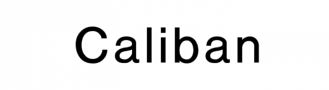Caliban  Frei Schriftart Herunterladen