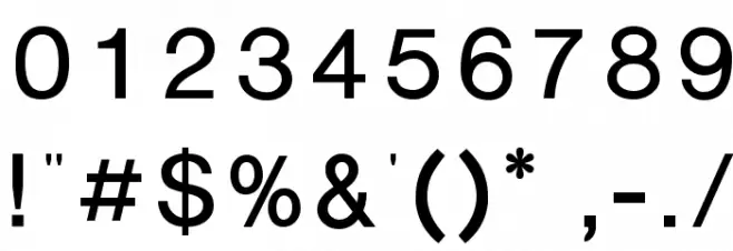 Caliban Font OTHER CHARS