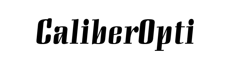 CaliberOpti Font