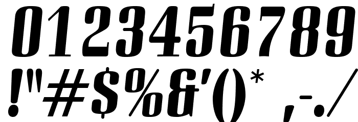 CaliberOpti Font OTHER CHARS