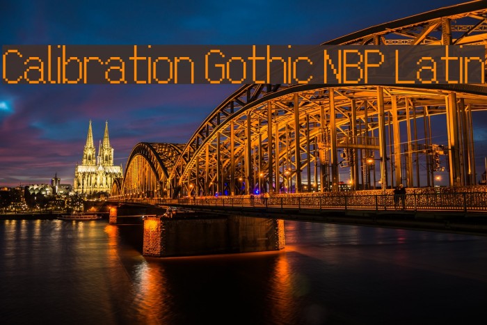 Calibration Gothic NBP Latin Font examples