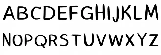 Calicos Cosmic Calzone Regular Schriftart Groß