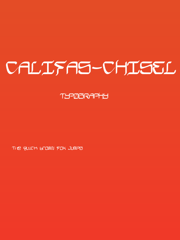 Califas-Chisel Poster