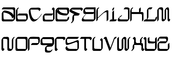 Califas-Chisel Font LOWERCASE