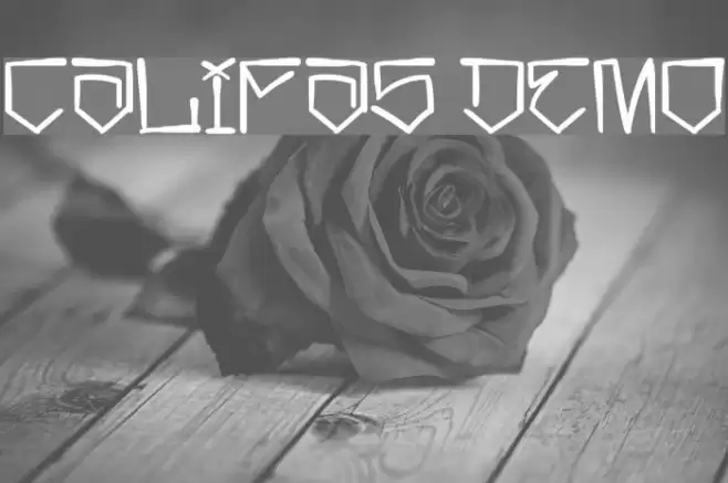 Califas Demo Font examples