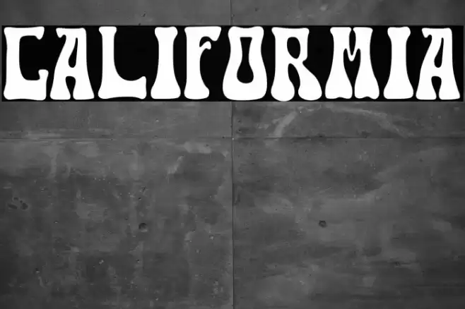 Califormia Font examples