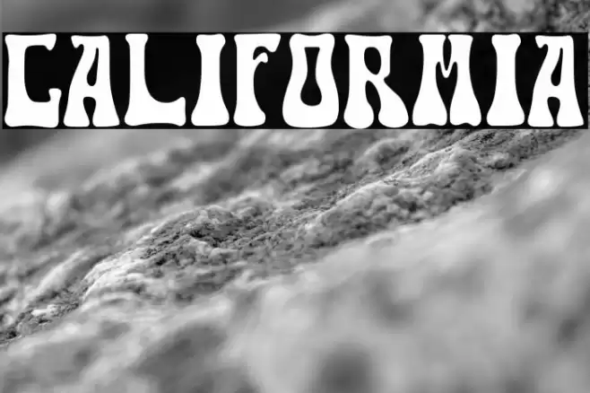 Califormia Font examples