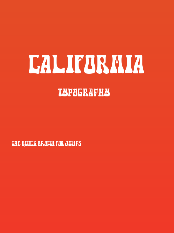 Califormia Poster