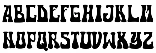 Califormia Font Litere mici