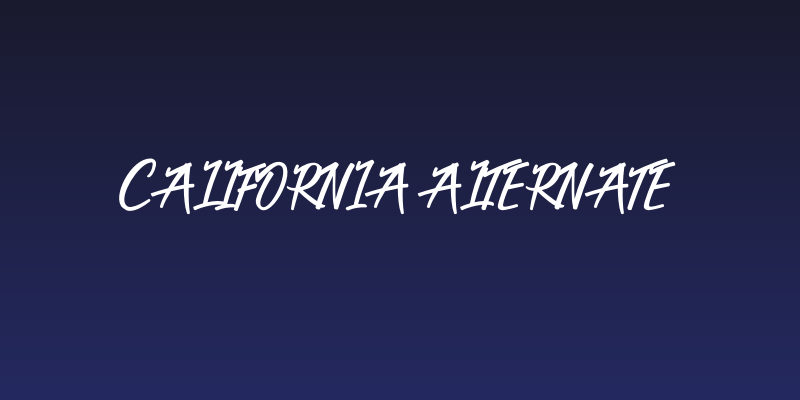 California Alternate Social Header