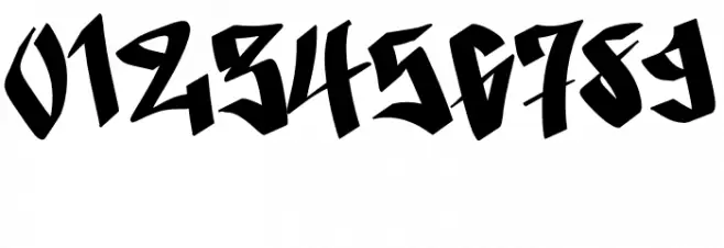 California Graffiti Demo Шрифта ДРУГИЕ символов