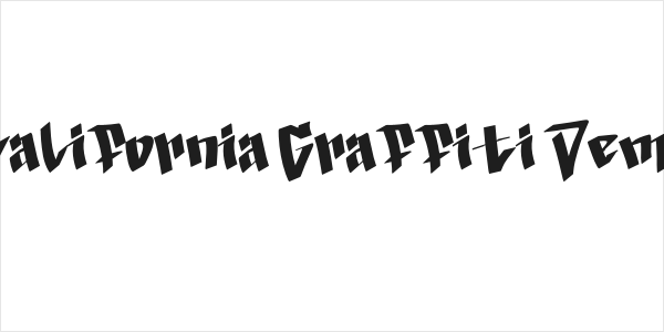 California Graffiti Demo Logo