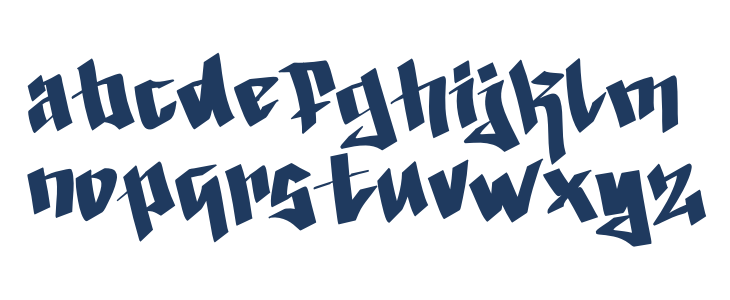 California Graffiti Demo Lowercase