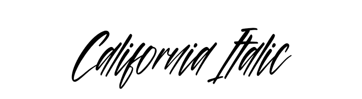 California Italic  免费字体下载