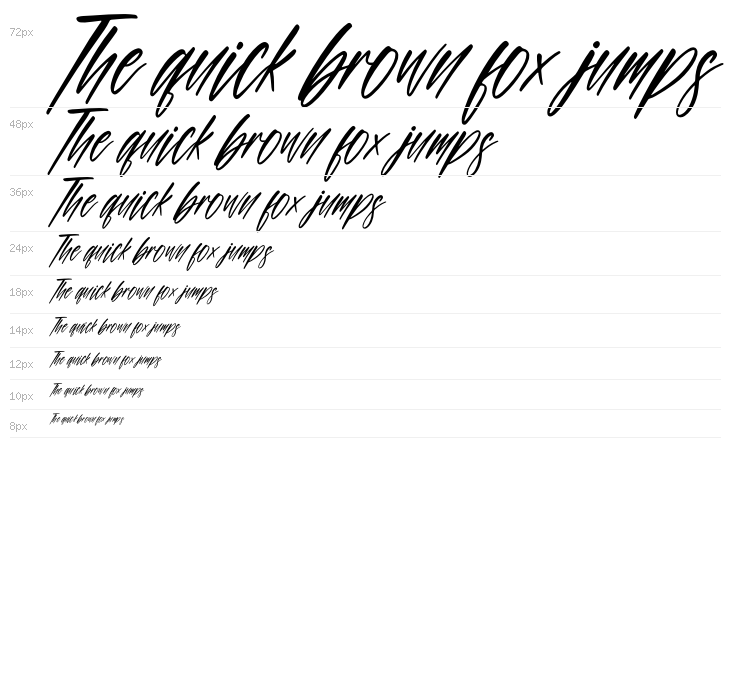 California Italic Waterfall