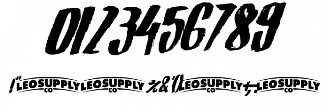 California-Medium Font OTHER CHARS