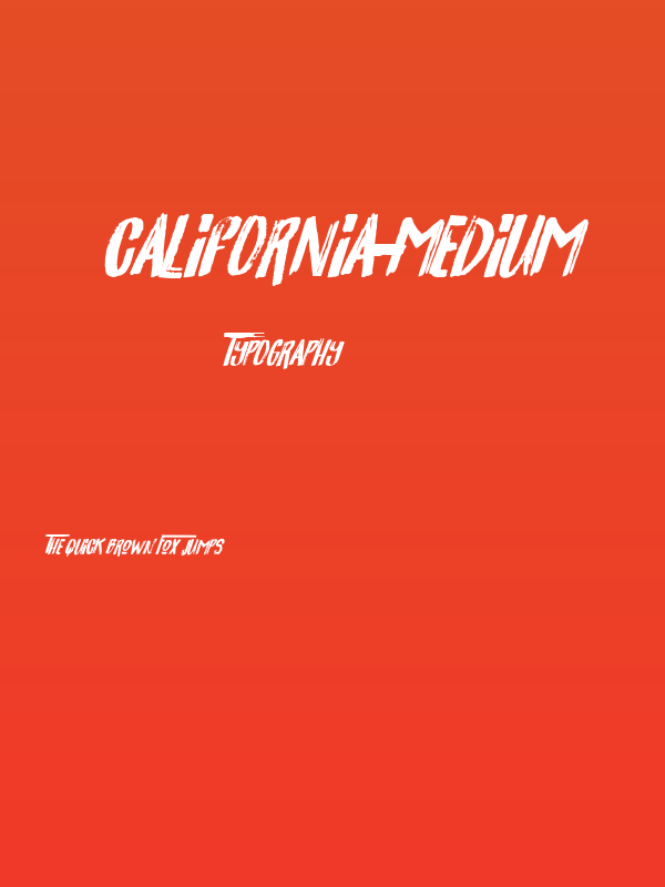 California-Medium Poster