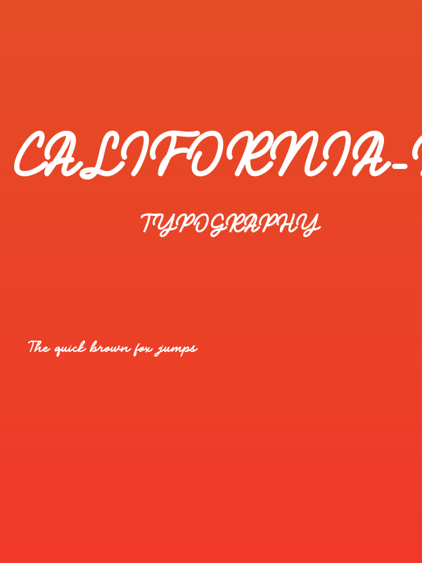 California-Personal Use Poster