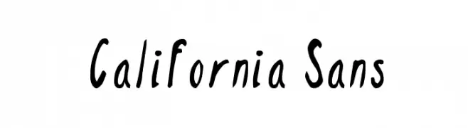 California Sans  les polices de caractères gratuit tlcharger
