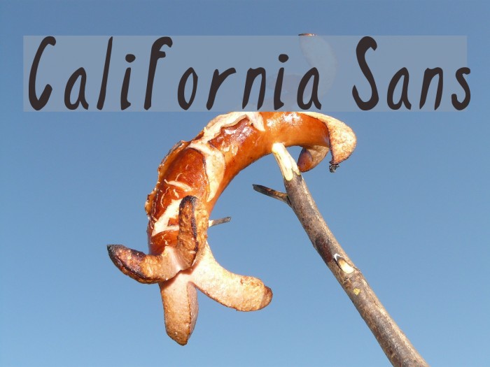 California Sans Font examples
