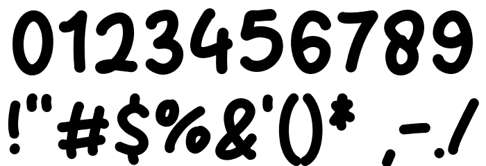 California Scene Font OTHER CHARS