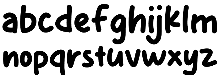 California Scene Font LOWERCASE