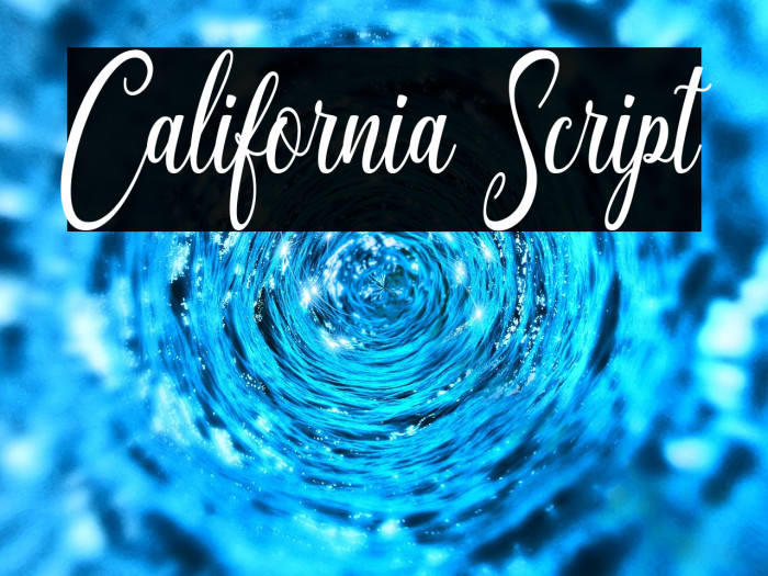 California Script Example 1