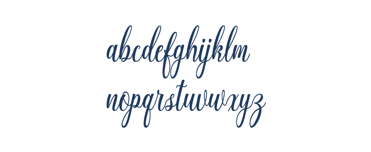 California Script Lowercase