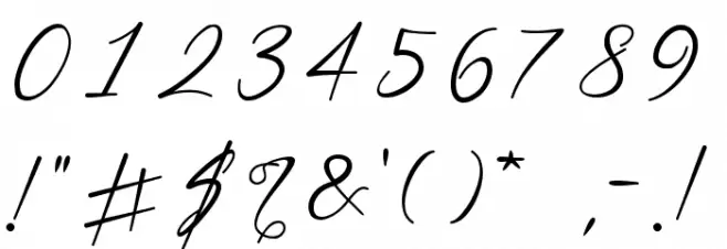 California Street Font OTHER CHARS