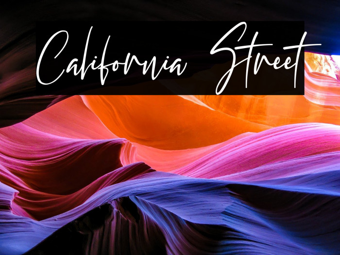 California Street Example 1