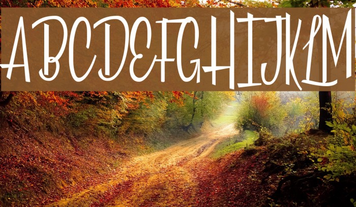 California Sun Personal Use Font examples