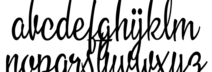 California Sun Personal Use Font LOWERCASE