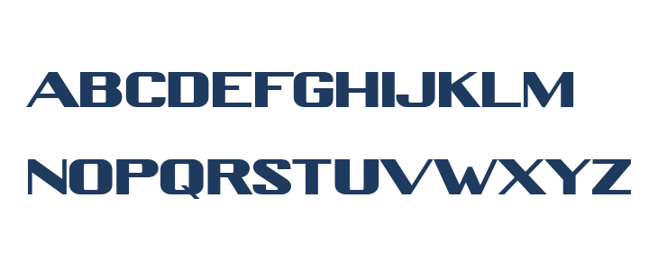 California Zephyr Uppercase